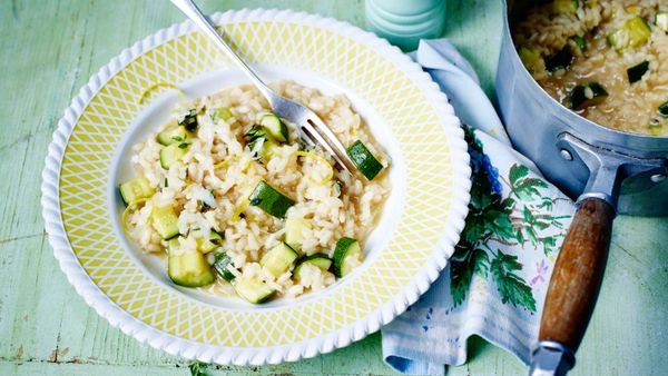 Courgette & lemon risotto